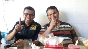 Dok: Foto Fawer Sihite (Ketua ILAJ) dan Hinca Panjaitan (DPR RI) di Pematangsiantar Tahun 2019